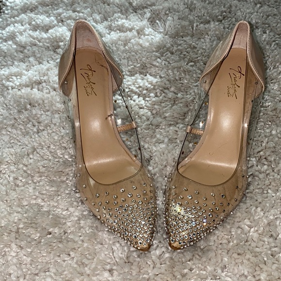 Thalia clear studded heels - Picture 2 of 5